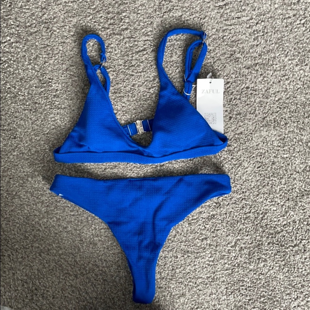 Blue bikini